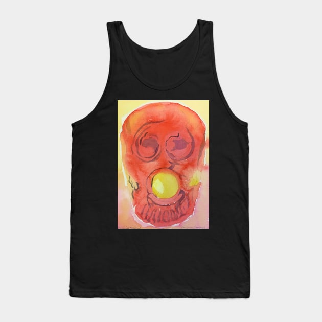 Celtic Pagan Fire God mask Tank Top by Brunner Art